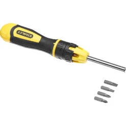 Stanley 10 Piece Multibit Ratchet Screwdriver Set - 0-68-010