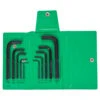 Bondhus 10 Piece Imperial Hex Key Set In GREEN Wallet - 00008