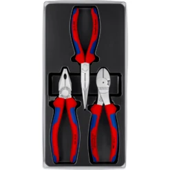 Knipex 3 Piece Chrome Pliers Set - 002011V01