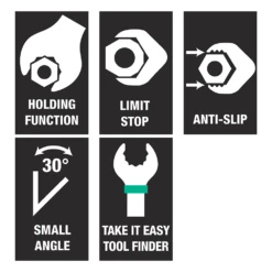 Wera 6000 Joker 11 Piece Metric Ratcheting Combo Wrenches Set - 05020013001 -Hand Tool Shop 05020013001 features 31826.1697457639