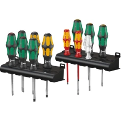 Wera Kraftform XXL 12 Piece Assorted Screwdrivers Twin Rack Set - 05051010001