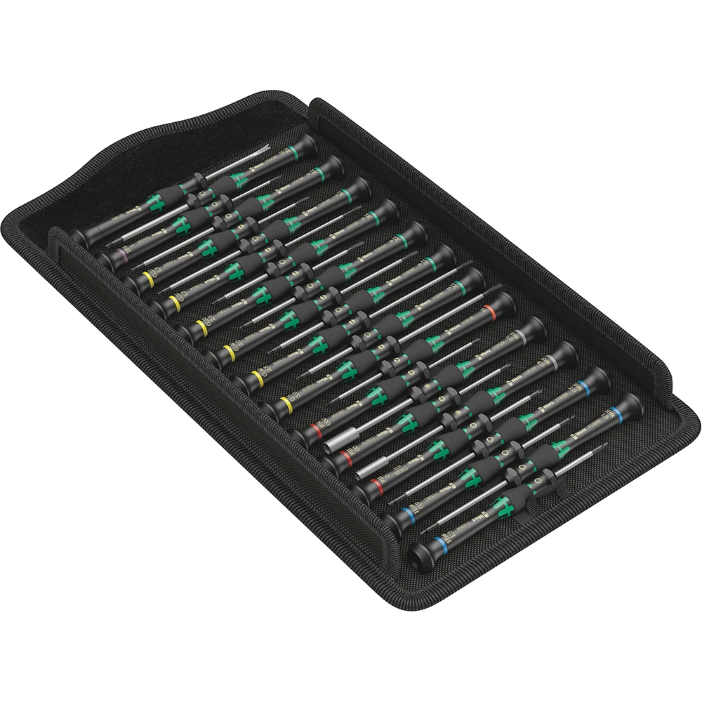 Wera Kraftform 25 Piece Micro Precision Screwdrivers Set For Electronic Applications - 05134000001 1 Wera Kraftform 25 Piece Micro Precision Screwdrivers Set For Electronic Applications - 05134000001