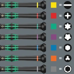 Wera Kraftform 25 Piece Micro Precision Screwdrivers Set For Electronic Applications - 05134000001 14 Wera Kraftform 25 Piece Micro Precision Screwdrivers Set For Electronic Applications - 05134000001 -Hand Tool Shop 05134000001 003 58269.1697457667