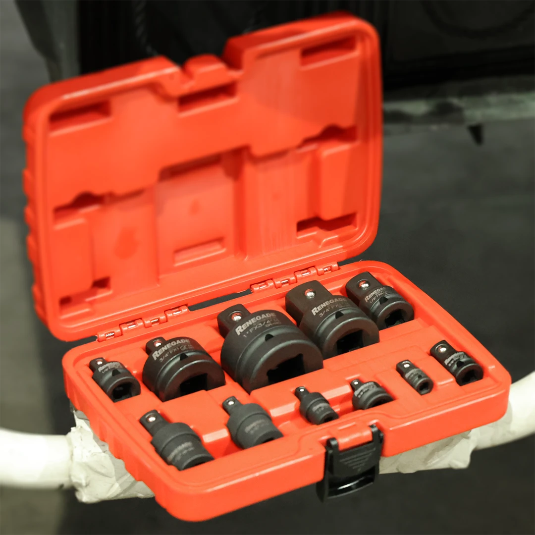 Renegade Industrial 11 Piece Chrome Molybdenum Impact Sockets Adaptor Set - RI11ISAS 8 Renegade Industrial 11 Piece Chrome Molybdenum Impact Sockets Adaptor Set - RI11ISAS - Image 8