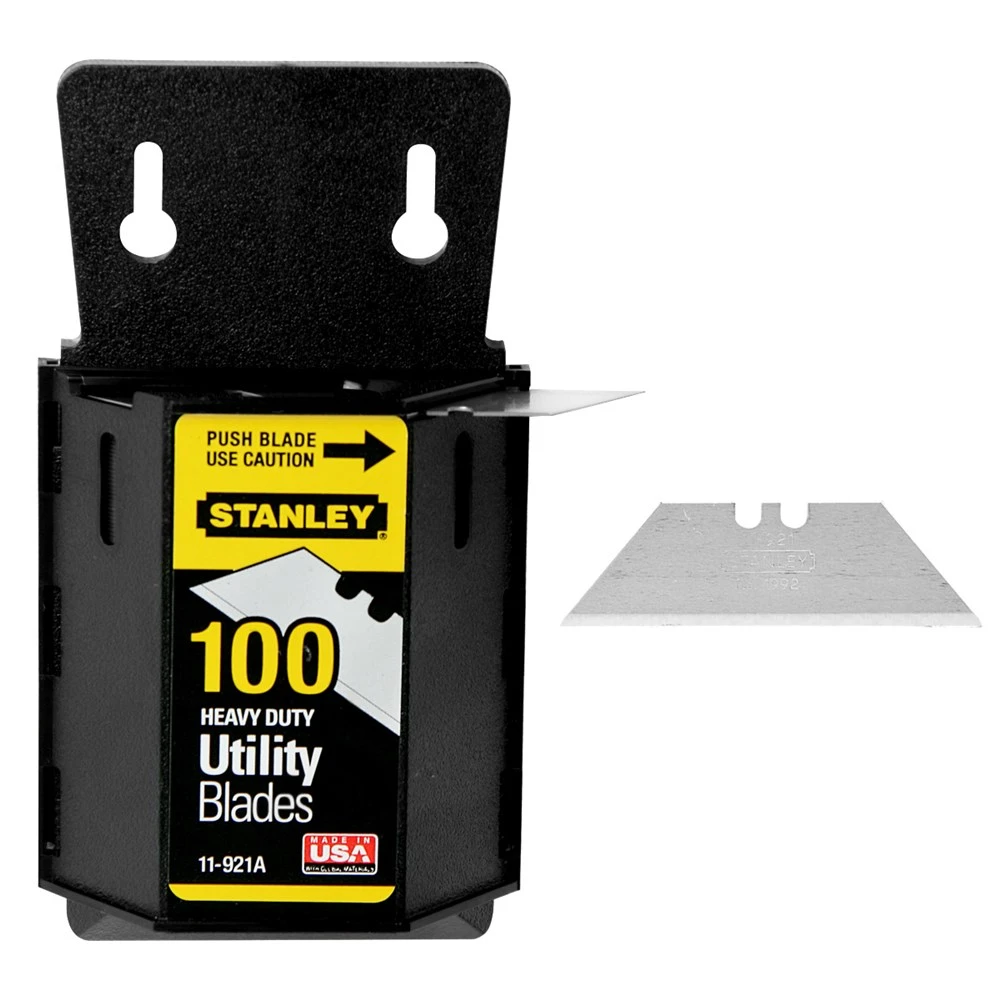 Stanley Heavy Duty Knife Blades 100 Pack - 11-921A 1 Stanley Heavy Duty Knife Blades 100 Pack - 11-921A
