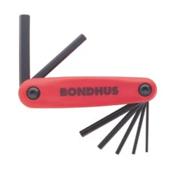 Bondhus 7 Piece Folding Metric Hex Key Set - 12587