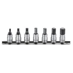 Force 1/4" 7 Piece Inhex Imperial Socket Set - 2073S