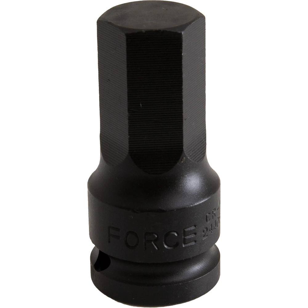 Force 19mm X 1/2" Drive Metric Hex Impact Socket - 24406019 1 Force 19mm X 1/2" Drive Metric Hex Impact Socket - 24406019