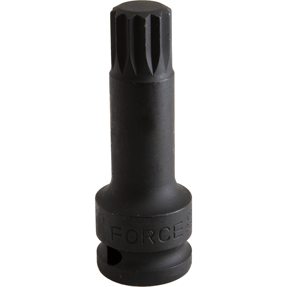Force M18 X 1/2" Drive Spline Impact Socket - 24807818 1 Force M18 X 1/2" Drive Spline Impact Socket - 24807818