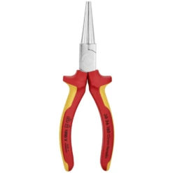 Knipex 1000V Insulated 160mm Chrome Long Nose Pliers - 3036160