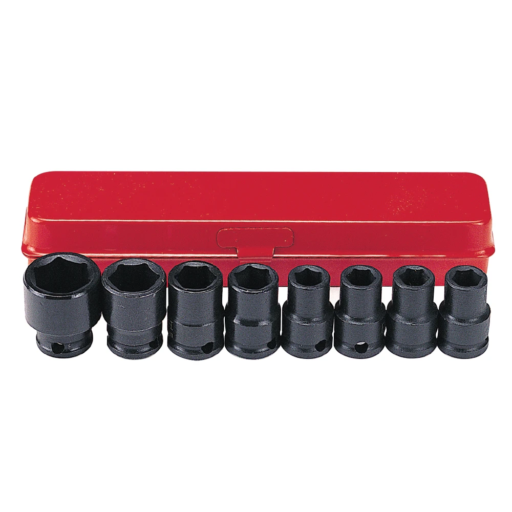 Force 3/8" Drive 8 Piece Imperial Impact Socket Set - 3083S 1 Force 3/8" Drive 8 Piece Imperial Impact Socket Set - 3083S