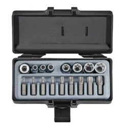 Force 3/8" Drive 17 Piece Star & Torx Bits Set - 3171