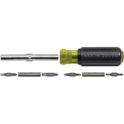 Klein Tools 11-in-1 Multi-Bit Screwdriver / Nut Driver With Assorted Bits - 32500 -Hand Tool Shop 32500 01 15812.1697457774