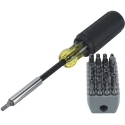 Klein Tools Magnetic Screwdriver With 32 Tamperproof Bits - 32510 -Hand Tool Shop 32510 005 31364.1697457774