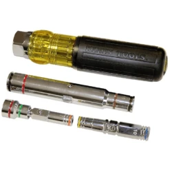 Klein Tools 7-in-1 Multi-Bit Screwdriver / Nut Driver - Magnetic (Metric) - 32807MAGM