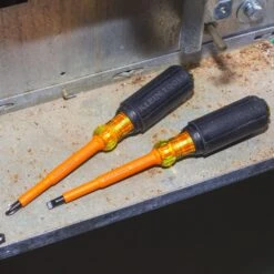 Klein Tools 2 Piece 1000V Insulated Slotted & Phillips Screwdriver Set - 33532-INS -Hand Tool Shop 33532 ins 008 47011.1697457782