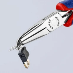 Knipex 145mm 45° Angled Half Round Tips Electronics Pliers - 3582145 15 Knipex 145mm 45° Angled Half Round Tips Electronics Pliers - 3582145 -Hand Tool Shop 3582145 00 f a 02 43176.1697457785