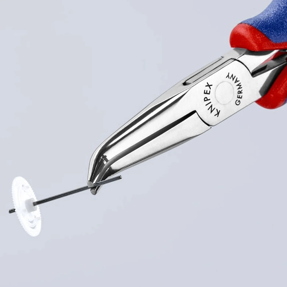 Knipex 145mm 45° Angled Half Round Tips Electronics Pliers - 3582145 4 Knipex 145mm 45° Angled Half Round Tips Electronics Pliers - 3582145 - Image 4