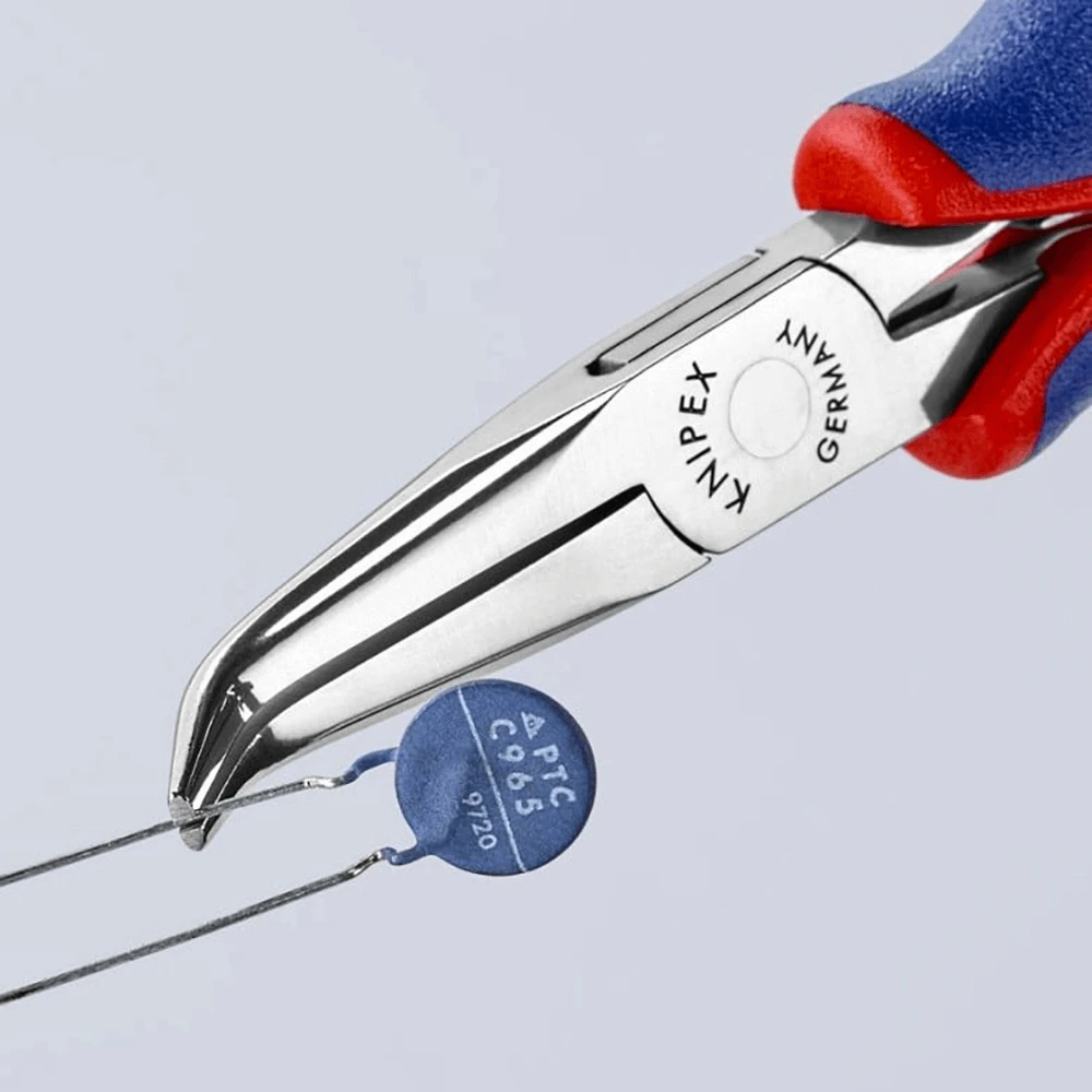 Knipex 145mm 45° Angled Half Round Tips Electronics Pliers - 3582145 5 Knipex 145mm 45° Angled Half Round Tips Electronics Pliers - 3582145 - Image 5