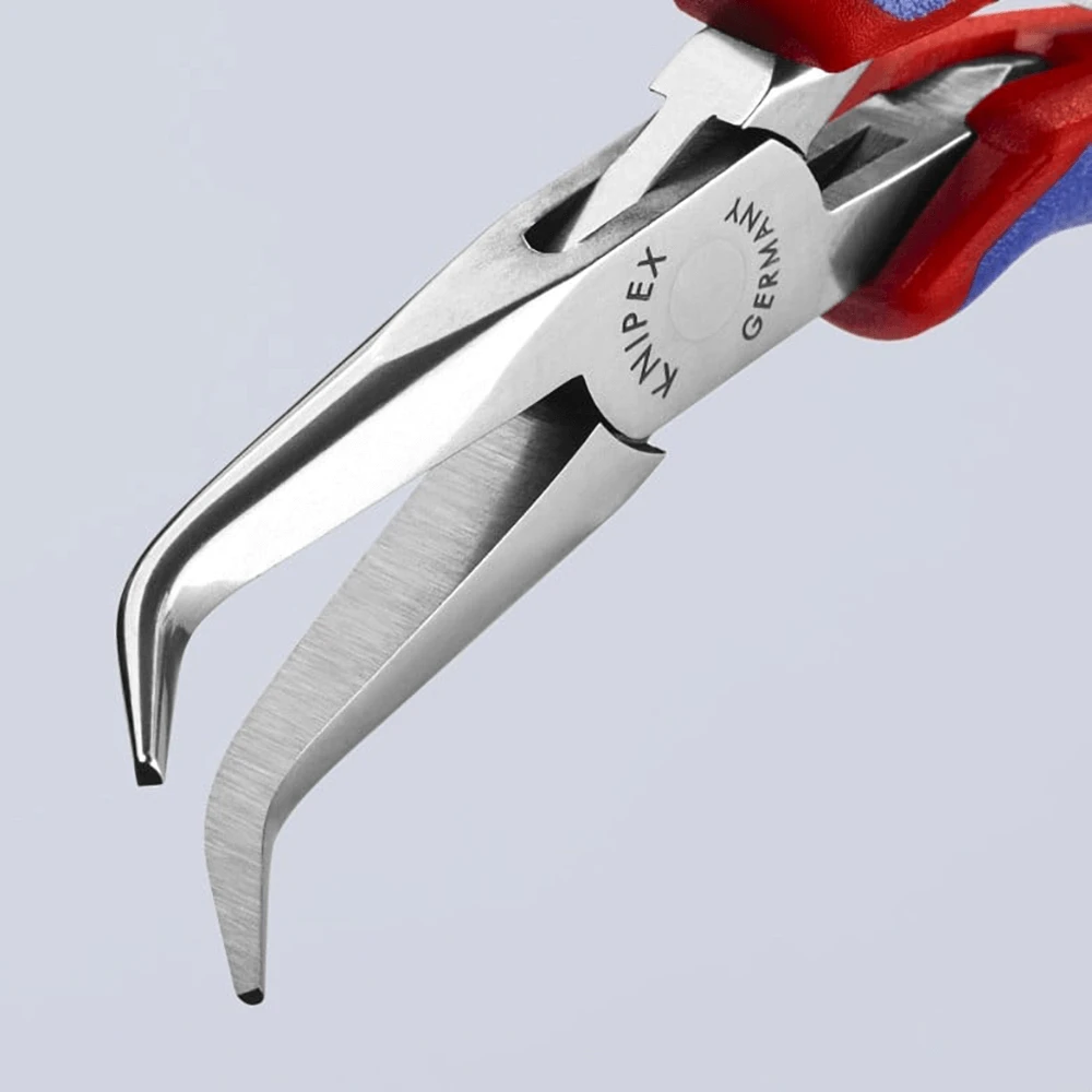 Knipex 145mm 45° Angled Half Round Tips Electronics Pliers - 3582145 3 Knipex 145mm 45° Angled Half Round Tips Electronics Pliers - 3582145 - Image 3