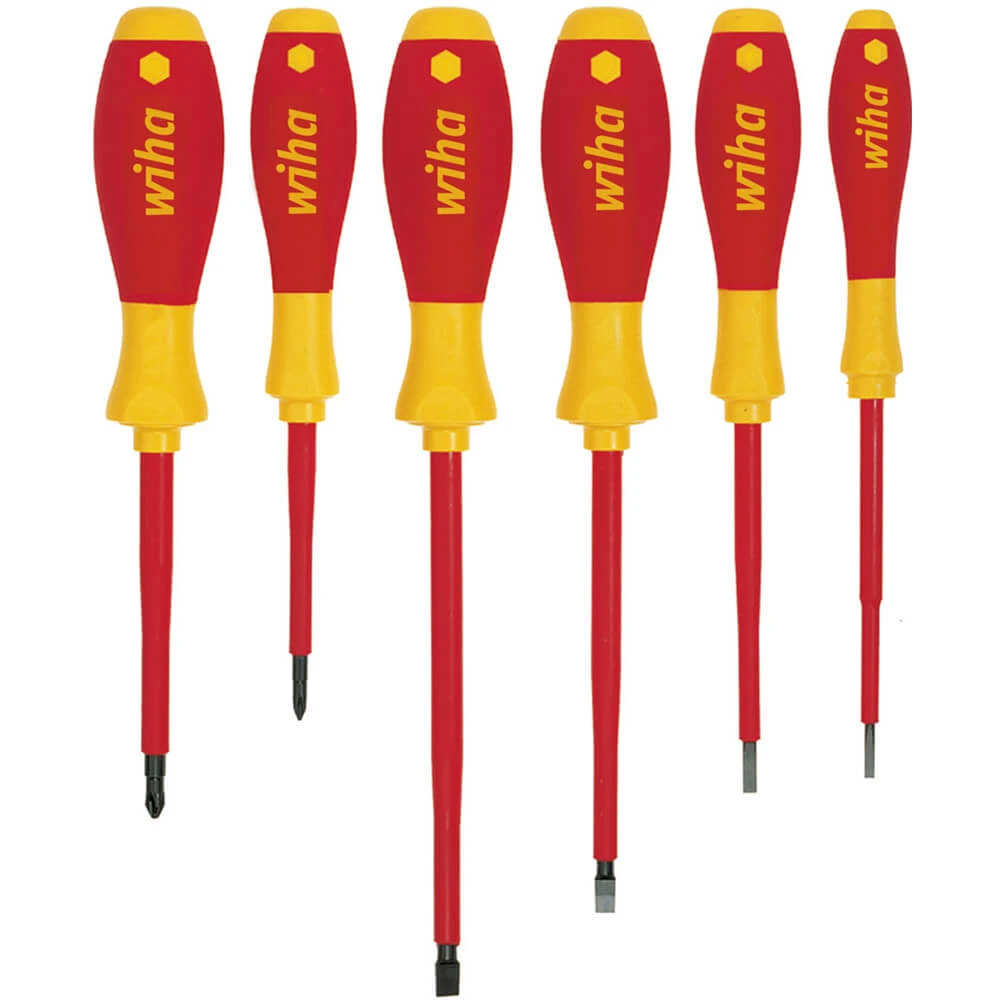 Wiha 6 Piece Insulated Screwdriver Set - 40805 1 Wiha 6 Piece Insulated Screwdriver Set - 40805