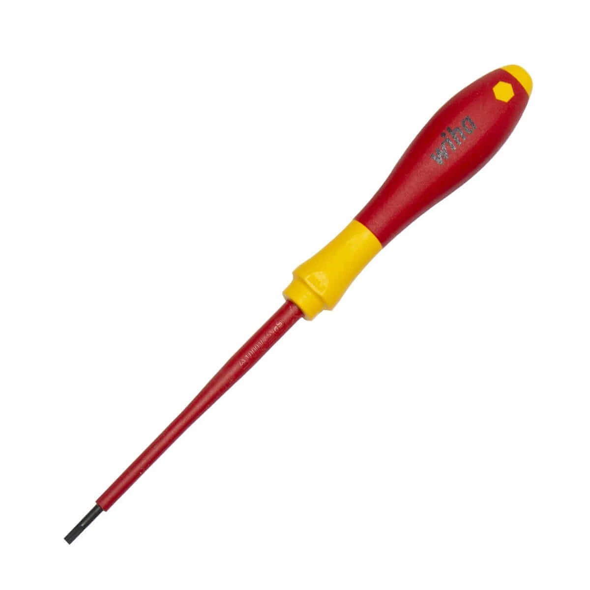 Wiha 2.5 X 75mm Slotted Insulated Screwdriver - 40820 2 Wiha 2.5 X 75mm Slotted Insulated Screwdriver - 40820 - Image 2