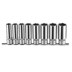Force 1/2" Drive 8 Piece Metric Deep Socket Set - 4082