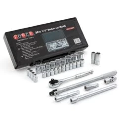 Force 1/2" Drive 32 Piece Metric & Imperial Socket Set - 4321 -Hand Tool Shop 4321 9 004 1 06271.1697457798