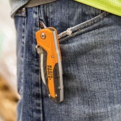 Klein Tools Cable-Skinning Utility Knife With Replaceable Blade - 44218 -Hand Tool Shop 44218 010 09948.1697457807