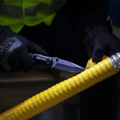 Klein Tools Black Pocket Knife With Drop Point Blade - 44220 -Hand Tool Shop 44220 005 12551.1697457807