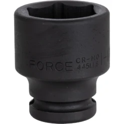 Force 1-1/8" X 1/2" Drive Imperial 6 Point Impact Socket - 4451.1.8