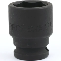 Force 25mm X 1/2" Drive Metric 6 Point Impact Socket - 44525
