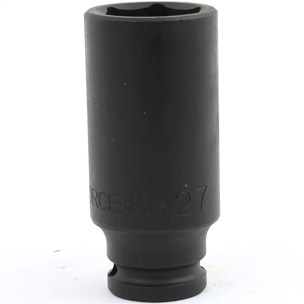 Force 27mm X 1/2" Drive Metric 6 Point Deep Impact Socket - 4458527 1 Force 27mm X 1/2" Drive Metric 6 Point Deep Impact Socket - 4458527