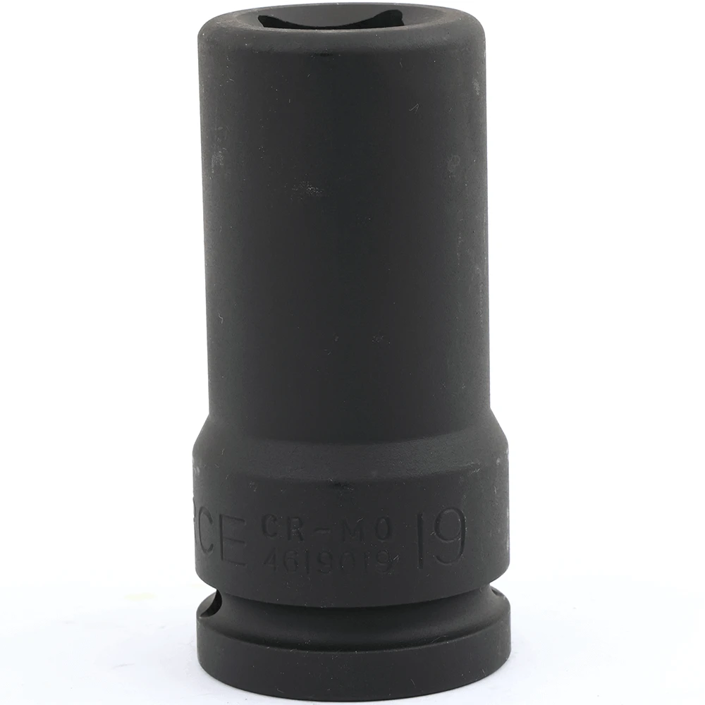 Force 19mm X 3/4" Drive Metric Square Deep Impact Budd Socket - Industrial - 4619019 1 Force 19mm X 3/4" Drive Metric Square Deep Impact Budd Socket - Industrial - 4619019