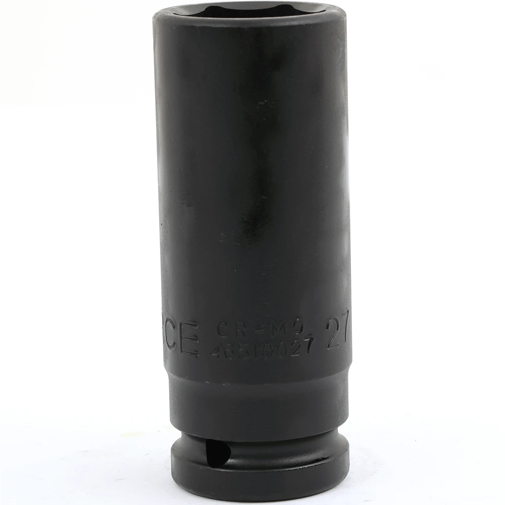 Force 27mm X 3/4" Drive Metric 6 Point Deep Impact Socket - 46510027 1 Force 27mm X 3/4" Drive Metric 6 Point Deep Impact Socket - 46510027