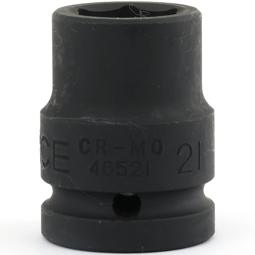 Force 21mm X 3/4" Drive Metric 6 Point Impact Socket - 46521 1 Force 21mm X 3/4" Drive Metric 6 Point Impact Socket - 46521