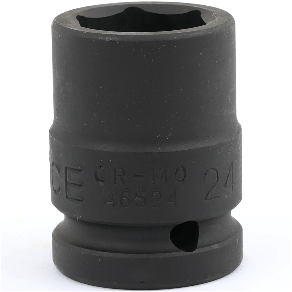 Force 24mm X 3/4" Drive Metric 6 Point Impact Socket - 46524 1 Force 24mm X 3/4" Drive Metric 6 Point Impact Socket - 46524