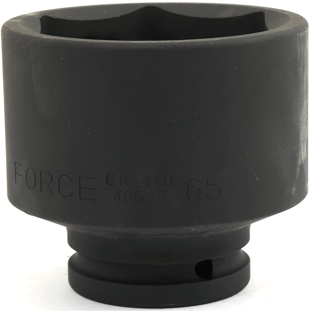 Force 65mm X 3/4" Drive Metric 6 Point Impact Socket - 46565 1 Force 65mm X 3/4" Drive Metric 6 Point Impact Socket - 46565