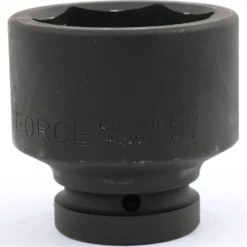 Force 57mm X 1" Drive Metric 6 Point Impact Socket - 48557