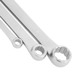 Force 6 Piece Assorted Metric Extra Long Flat Ring Spanners Set - 50622A -Hand Tool Shop 50622a 1 69692.1697456164