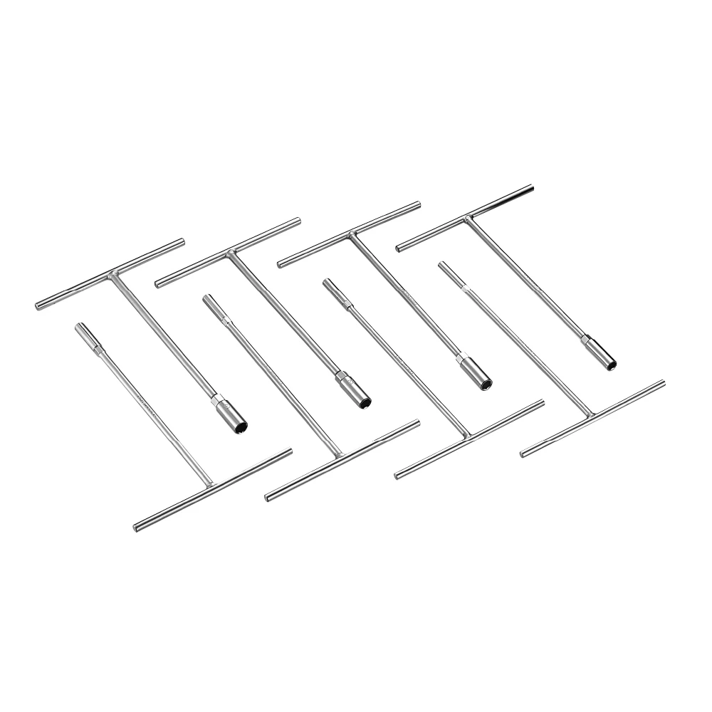 Force 8 Piece T-Handle Metric Hex Nut Driver Key Set - 50652 1 Force 8 Piece T-Handle Metric Hex Nut Driver Key Set - 50652
