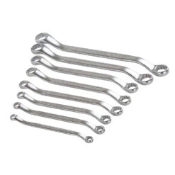 Force 8 Piece Metric 45 Degree Offset Ring Spanner Set - 5085 -Hand Tool Shop 5085 2 52696.1697456165