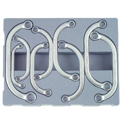 Force 9 Piece Assorted Metric Half Moon Spanners Set - 50911
