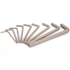 Force 9 Piece Assorted Long Series Torx Hex Key Set In Wallet - 5099L