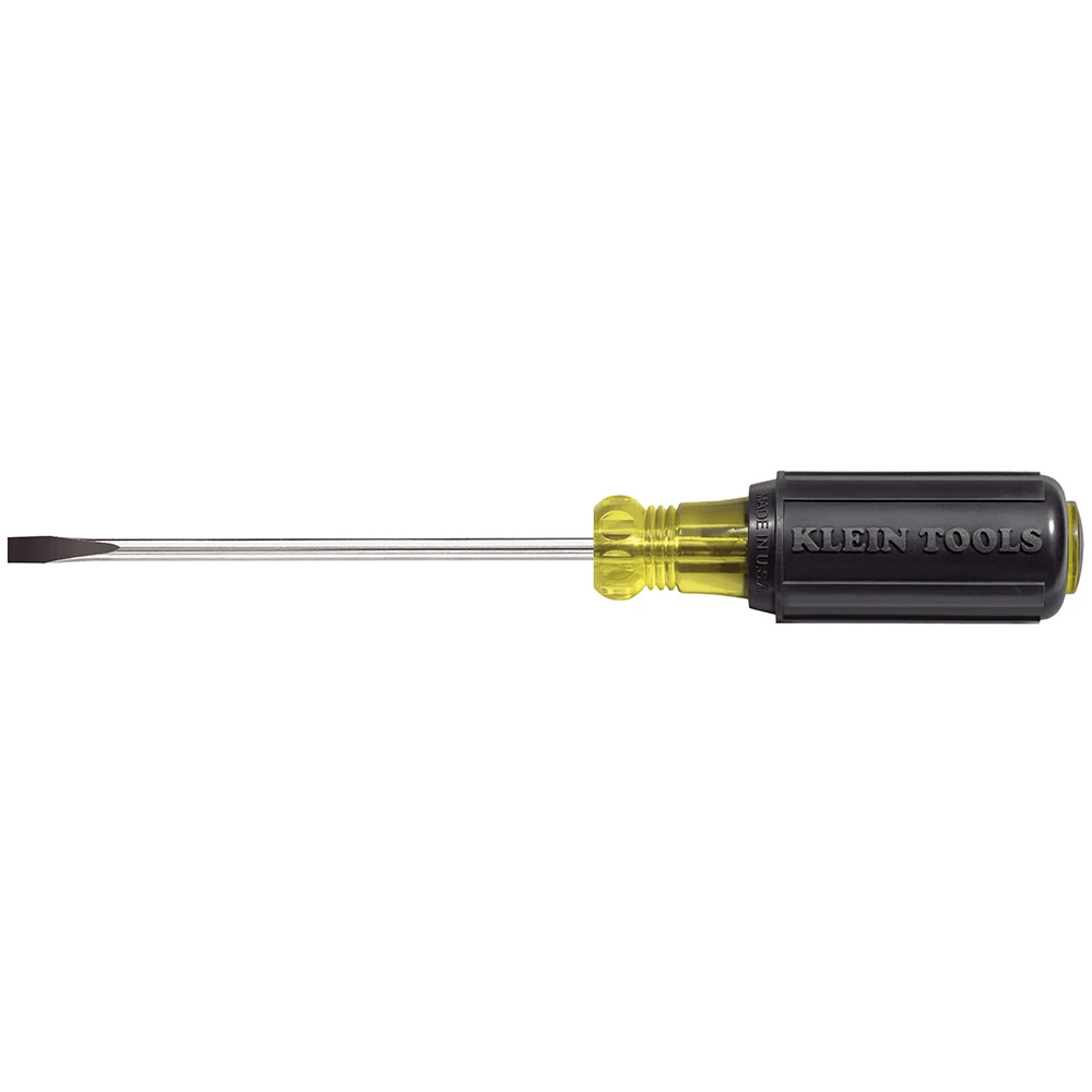 Klein Tools 4.8mm X 197mm Cabinet Tip Screwdriver - 601-4 1 Klein Tools 4.8mm X 197mm Cabinet Tip Screwdriver - 601-4