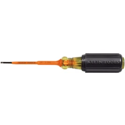 Klein Tools 2.4mm X 172mm Insulated Cabinet Tip Screwdriver - 607-3-INS