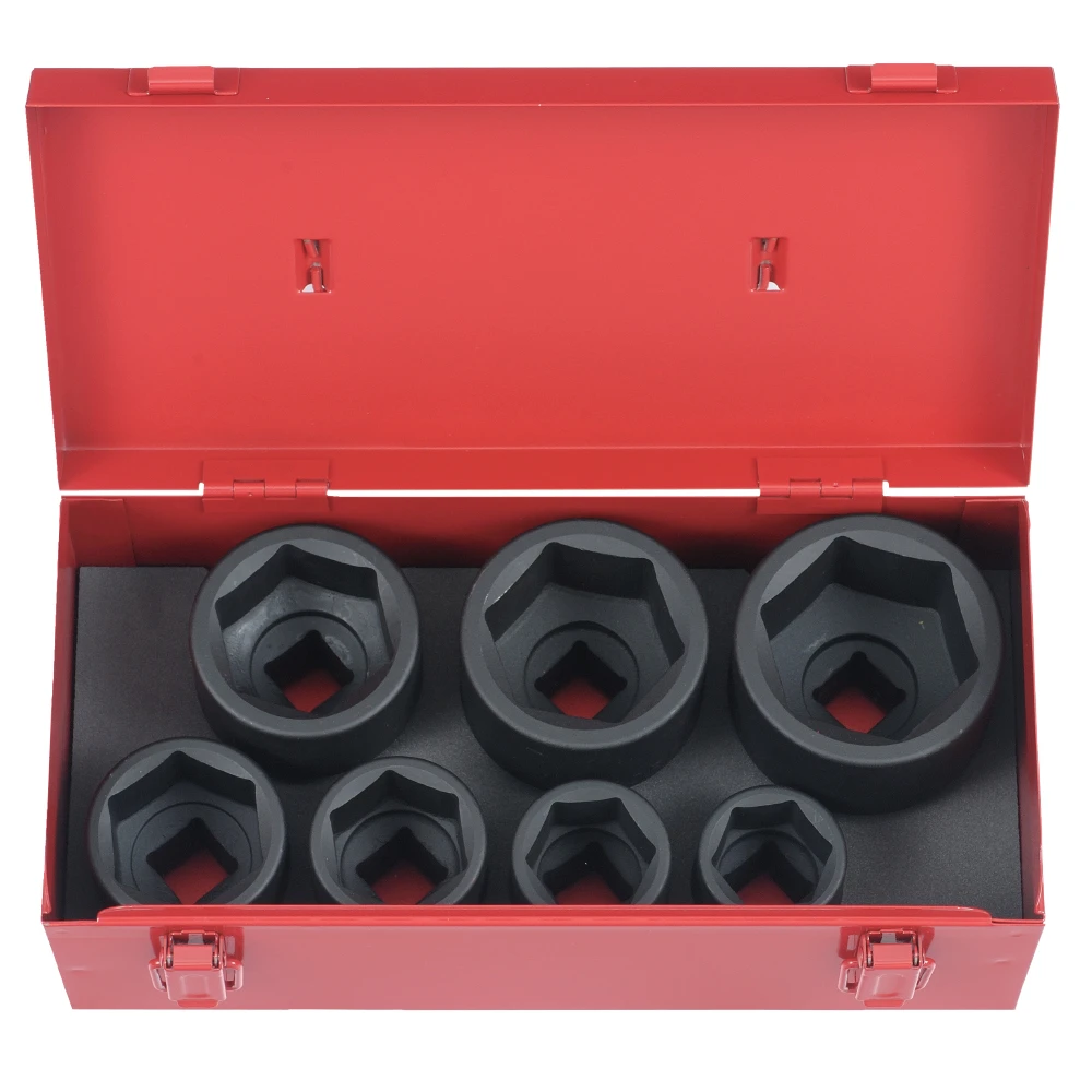 Force 3/4" Drive 7 Piece Metric Impact Socket Set - 6071 1 Force 3/4" Drive 7 Piece Metric Impact Socket Set - 6071