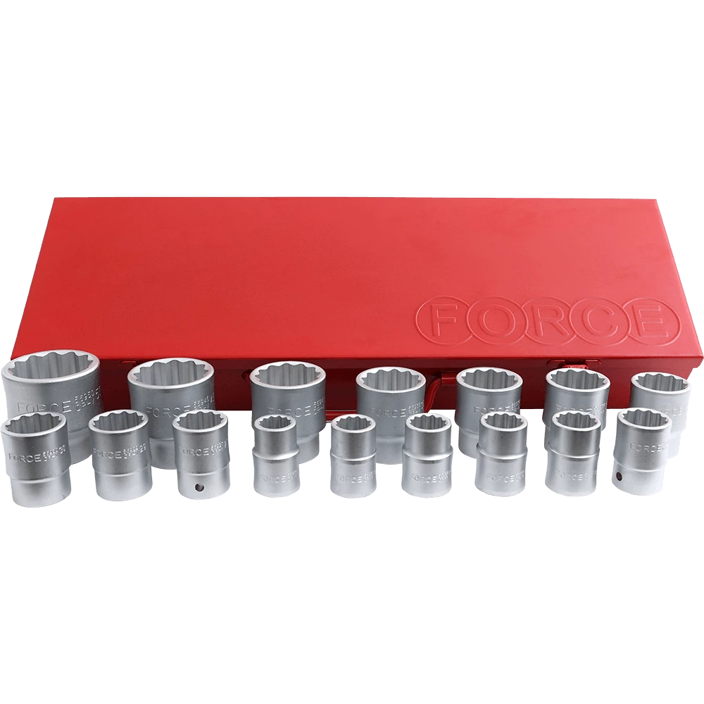 Force 3/4" Drive 20 Piece Imperial Socket Set - 6201S 2 Force 3/4" Drive 20 Piece Imperial Socket Set - 6201S - Image 2