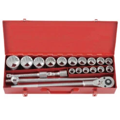 Force 3/4" Drive 20 Piece Imperial Socket Set - 6201S