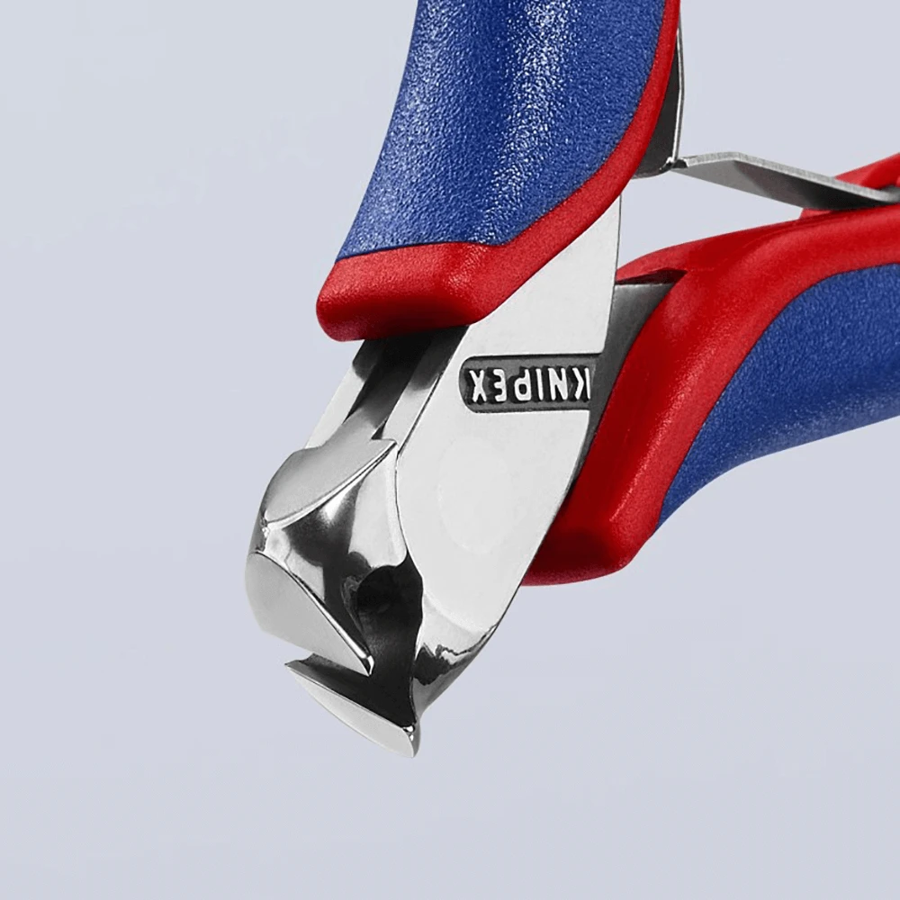 Knipex 115mm Electronics End Cutting Nippers - 6452115 2 Knipex 115mm Electronics End Cutting Nippers - 6452115 - Image 2